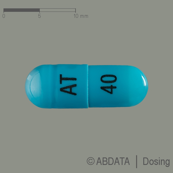 Produktabbildungen für ATOMOXETIN PUREN 40 mg Hartkapseln in der Vorder-, Hinter- und Seitenansicht.