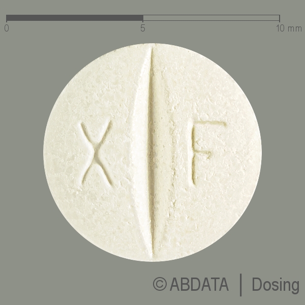 Produktabbildungen für SIRDALUD 6 mg Tabletten in der Vorder-, Hinter- und Seitenansicht.