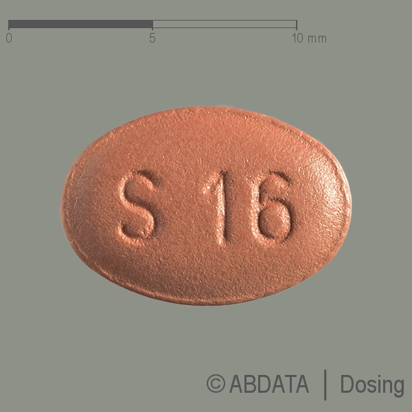 Produktabbildungen für SERDOLECT 16 mg Filmtabletten in der Vorder-, Hinter- und Seitenansicht.
