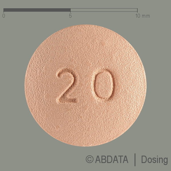 Produktabbildungen für ROSUVASTATIN-ELPEN 20 mg Filmtabletten in der Vorder-, Hinter- und Seitenansicht.