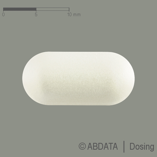 Produktabbildungen für X-SYSTO 400 mg Filmtabletten in der Vorder-, Hinter- und Seitenansicht.