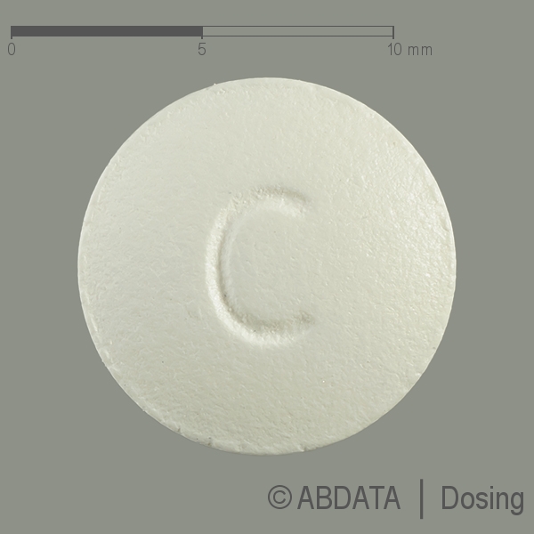 Produktabbildungen für SERTRALIN AbZ 100 mg Filmtabletten in der Vorder-, Hinter- und Seitenansicht.