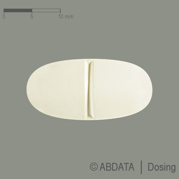 Produktabbildungen für AMOXIHEXAL 1000 mg Filmtabletten in der Vorder-, Hinter- und Seitenansicht.