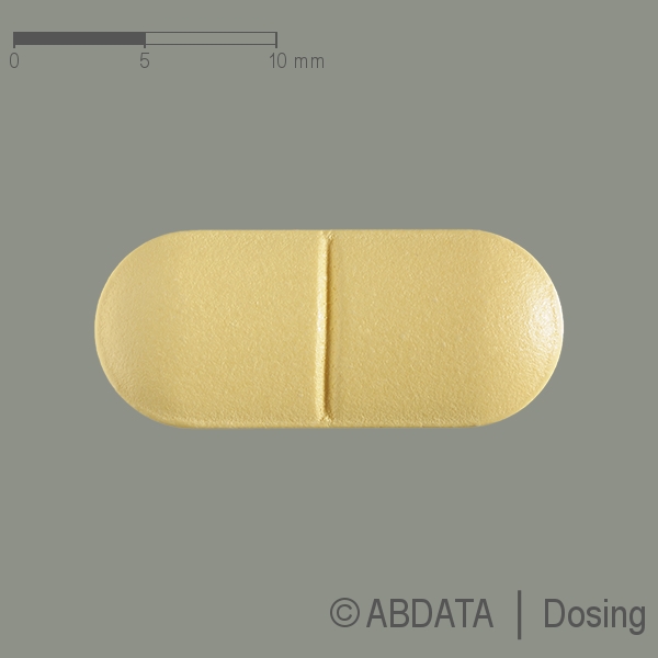 Produktabbildungen für NAPROXEN-CT 500 mg Filmtabletten in der Vorder-, Hinter- und Seitenansicht.