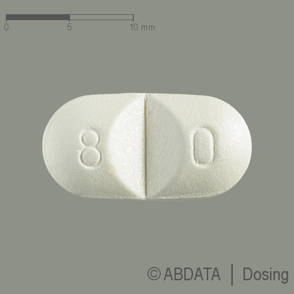 Produktabbildungen für SIMVASTATIN AL 80 mg Filmtabletten in der Vorder-, Hinter- und Seitenansicht.
