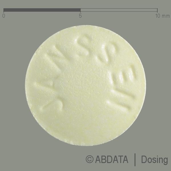 Produktabbildungen für HALDOL Janssen 10 mg Tabletten in der Vorder-, Hinter- und Seitenansicht.