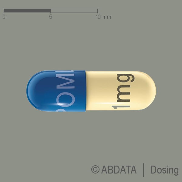 Produktabbildungen für IMNOVID 1 mg Hartkapseln in der Vorder-, Hinter- und Seitenansicht.
