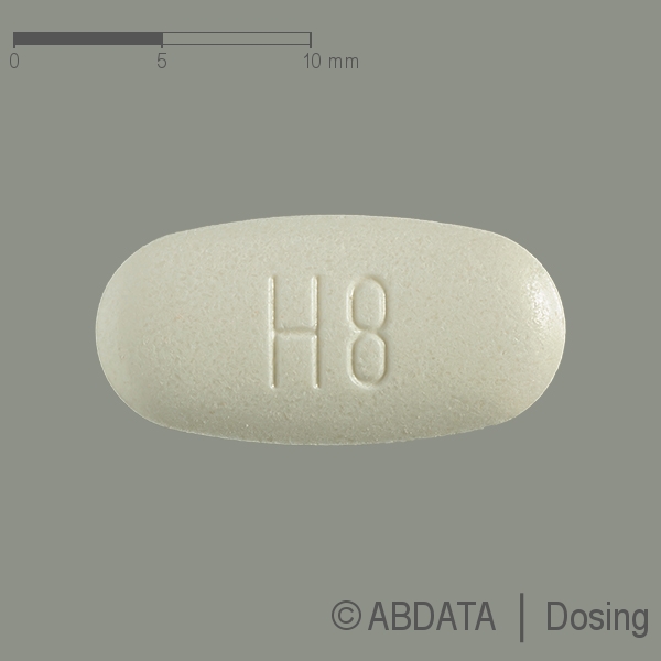 Produktabbildungen für KINZALKOMB 80 mg/12,5 mg Tabletten in der Vorder-, Hinter- und Seitenansicht.