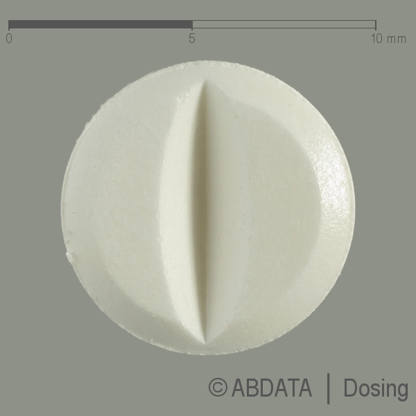 Produktabbildungen für DEXAMETHASON 0,5 mg GALEN Tabletten in der Vorder-, Hinter- und Seitenansicht.