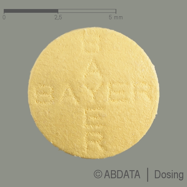 Produktabbildungen für ADEMPAS 1,5 mg Filmtabletten in der Vorder-, Hinter- und Seitenansicht.