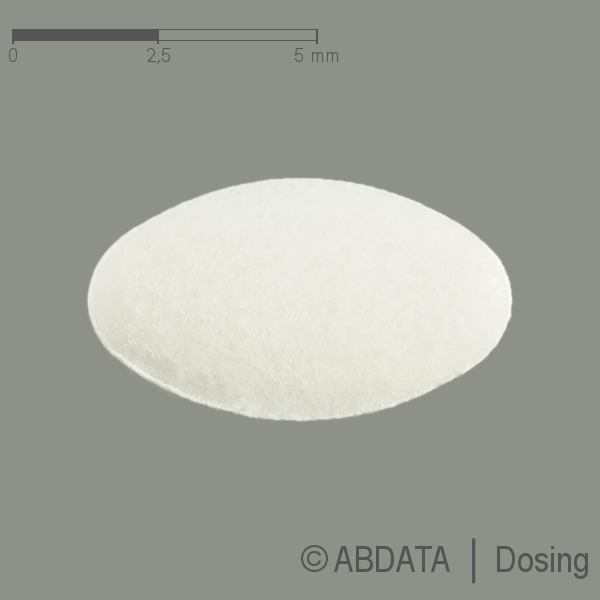 Produktabbildungen für PERINDOPRIL dura plus 2mg/0,625mg Tabletten in der Vorder-, Hinter- und Seitenansicht.