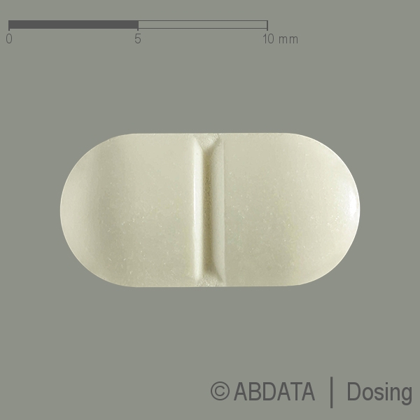 Produktabbildungen für ESLIBON 200 mg Tabletten in der Vorder-, Hinter- und Seitenansicht.