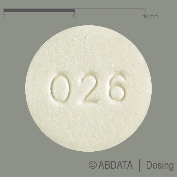 Produktabbildungen für PRAMIPEXOL STADA 0,26 mg Retardtabletten in der Vorder-, Hinter- und Seitenansicht.