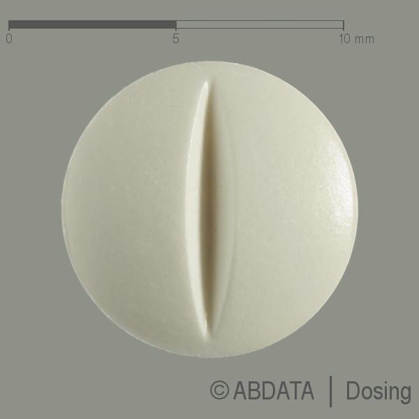 Produktabbildungen für SPIRONOLACTON Aristo 100 mg Tabletten in der Vorder-, Hinter- und Seitenansicht.