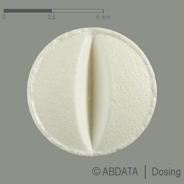 Produktabbildungen für ATENOLOL AbZ 25 mg Filmtabletten in der Vorder-, Hinter- und Seitenansicht.