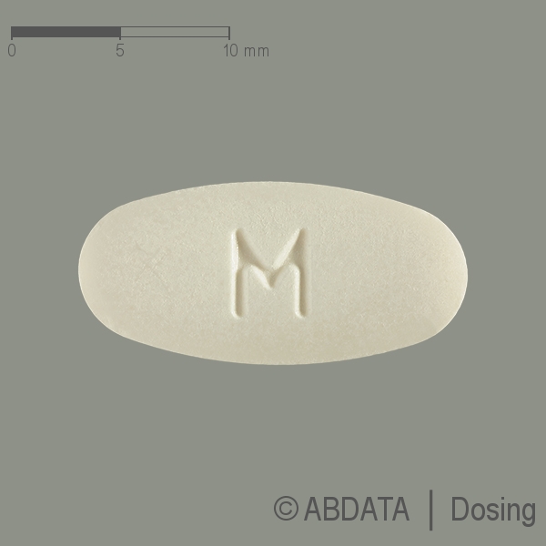 Produktabbildungen für EZETIMIB/Simvastatin Mylan 10 mg/80 mg Tabletten in der Vorder-, Hinter- und Seitenansicht.