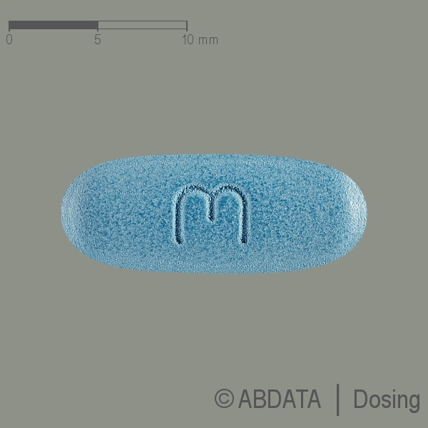 Produktabbildungen für DEFERASIROX Mylan 360 mg Filmtabletten in der Vorder-, Hinter- und Seitenansicht.
