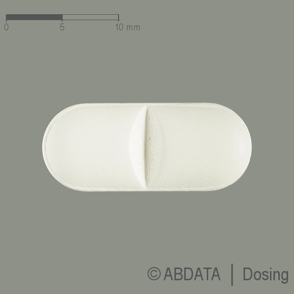 Produktabbildungen für METFORMIN axcount 850 mg Filmtabletten in der Vorder-, Hinter- und Seitenansicht.
