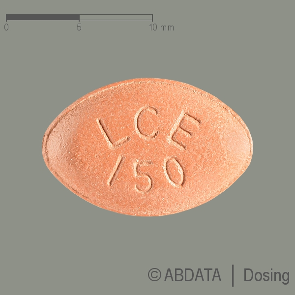 Produktabbildungen für STALEVO 150 mg/37,5 mg/200 mg Filmtabletten in der Vorder-, Hinter- und Seitenansicht.