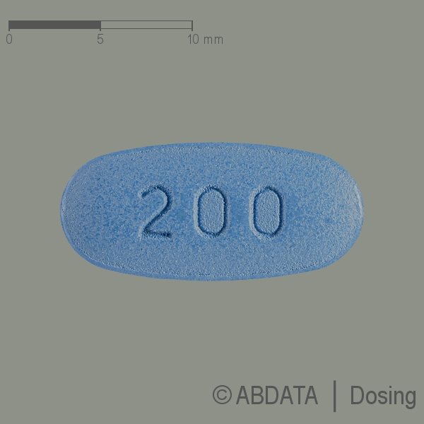 Produktabbildungen für LACOSAMID neuraxpharm 200 mg Filmtabletten in der Vorder-, Hinter- und Seitenansicht.