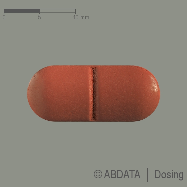 Produktabbildungen für VERAPAMIL AbZ 240 mg Retardtabletten in der Vorder-, Hinter- und Seitenansicht.