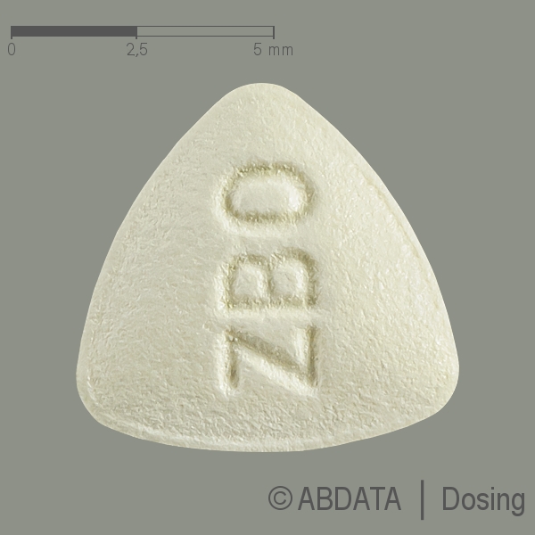Produktabbildungen für LEFLUNOMID Zentiva 20 mg Filmtabletten in der Vorder-, Hinter- und Seitenansicht.
