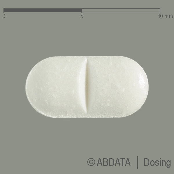Produktabbildungen für BISOGAMMA 2,5 mg Tabletten in der Vorder-, Hinter- und Seitenansicht.