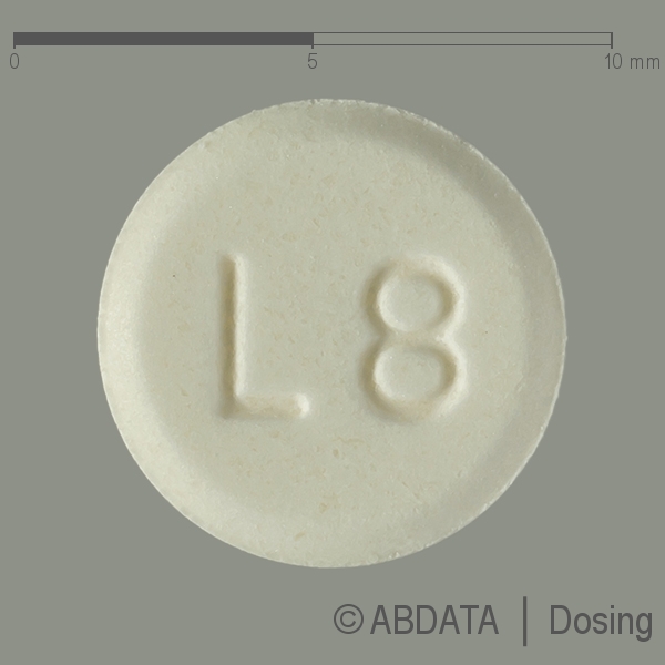 Produktabbildungen für L-THYROXIN-Na AbZ 200 Mikrogramm Tabletten in der Vorder-, Hinter- und Seitenansicht.