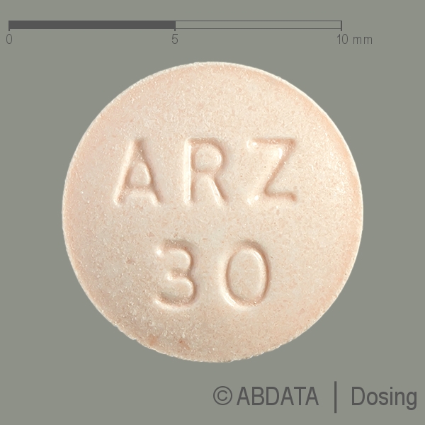 Produktabbildungen für ARIPIPRAZOL Hormosan 30 mg Tabletten in der Vorder-, Hinter- und Seitenansicht.