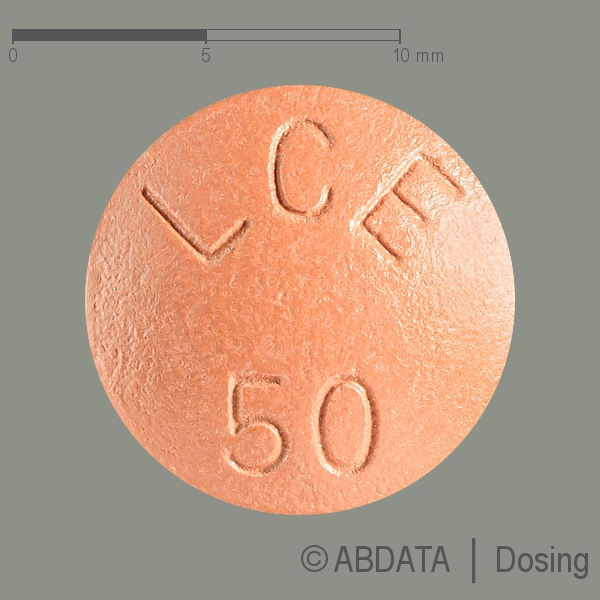 Produktabbildungen für STALEVO 50 mg/12,5 mg/200 mg Filmtabletten in der Vorder-, Hinter- und Seitenansicht.