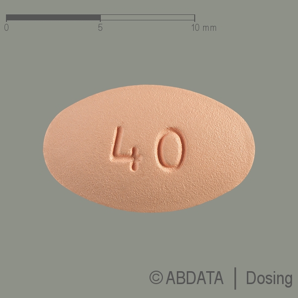 Produktabbildungen für ROSUVASTATIN Aristo 40 mg Filmtabletten in der Vorder-, Hinter- und Seitenansicht.