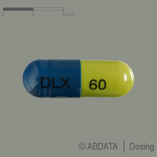 Produktabbildungen für DULOXETIN PUREN 60 mg magensaftresist.Hartkapseln in der Vorder-, Hinter- und Seitenansicht.