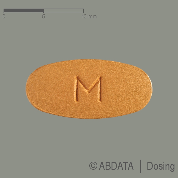 Produktabbildungen für VALSARTAN/HCT Mylan 160 mg/25 mg Filmtabletten in der Vorder-, Hinter- und Seitenansicht.