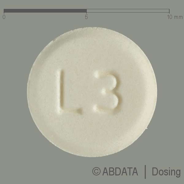 Produktabbildungen für L-THYROXIN-Na-ratiopharm 75 Mikrogramm Tabletten in der Vorder-, Hinter- und Seitenansicht.