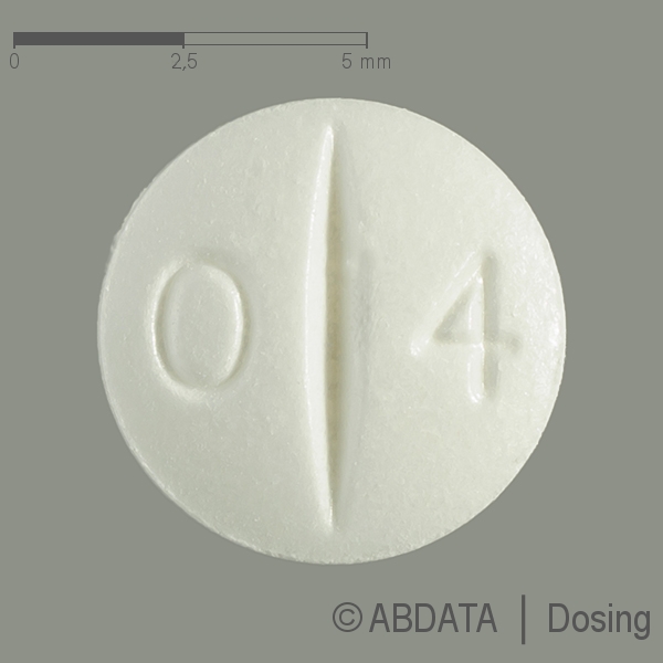 Produktabbildungen für CANDESARTANCILEXETIL Hennig 4 mg Tabletten in der Vorder-, Hinter- und Seitenansicht.