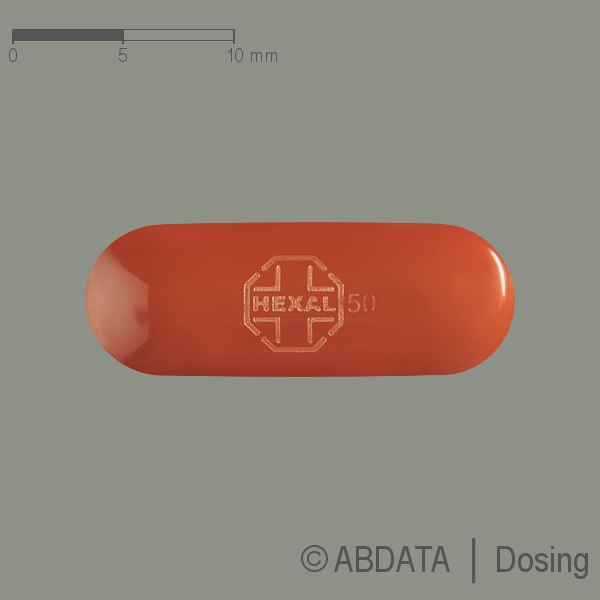 Produktabbildungen für CICLORAL 50 mg Kapseln in der Vorder-, Hinter- und Seitenansicht.