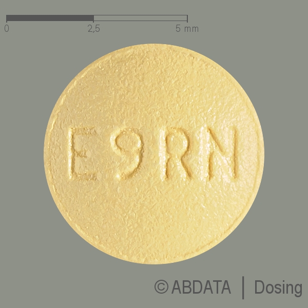 Produktabbildungen für EPLERENON-1A Pharma 25 mg Filmtabletten in der Vorder-, Hinter- und Seitenansicht.
