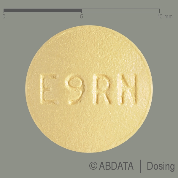 Produktabbildungen für EPLERENON-1A Pharma 50 mg Filmtabletten in der Vorder-, Hinter- und Seitenansicht.