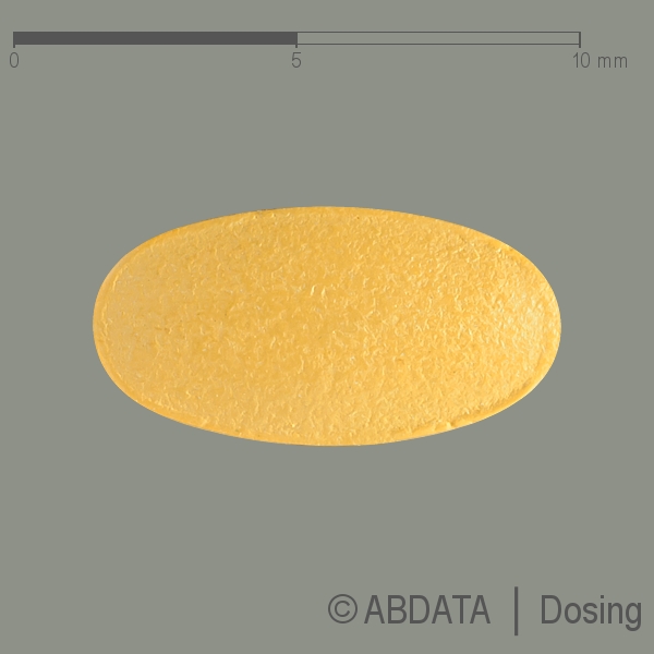Produktabbildungen für TADALAFIL-1A Pharma 5 mg Filmtabletten in der Vorder-, Hinter- und Seitenansicht.