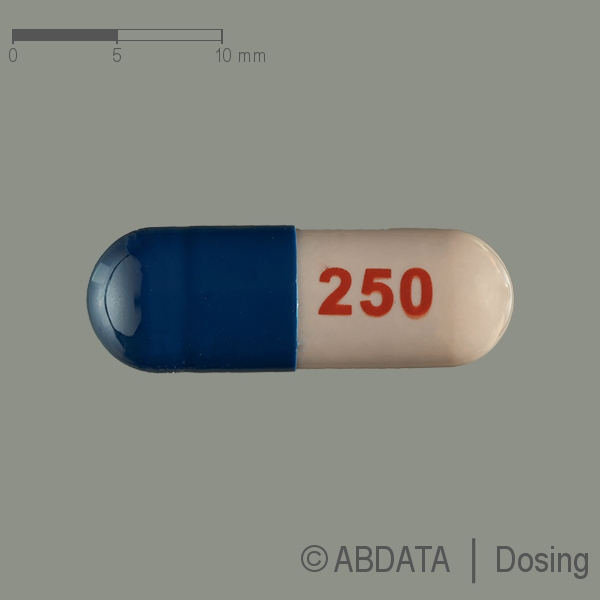 Verpackungsbild (Packshot) von VANCOMYCIN ENTEROCAPS 250 mg Hartkapseln