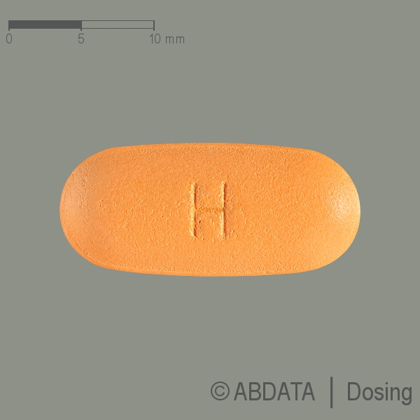 Verpackungsbild (Packshot) von ABACAVIR/Lamivudin Aurobindo 600 mg/300 mg FTA