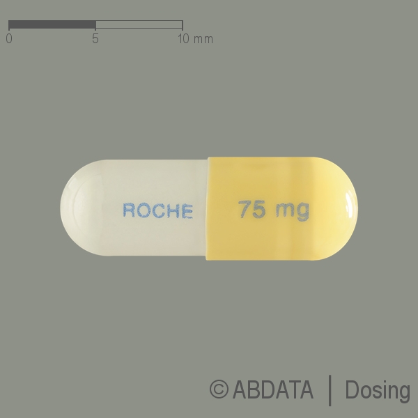 Verpackungsbild (Packshot) von TAMIFLU 75 mg Hartkapseln