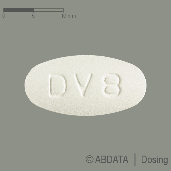 Verpackungsbild (Packshot) von DARUNAVIR Mylan 800 mg Filmtabletten