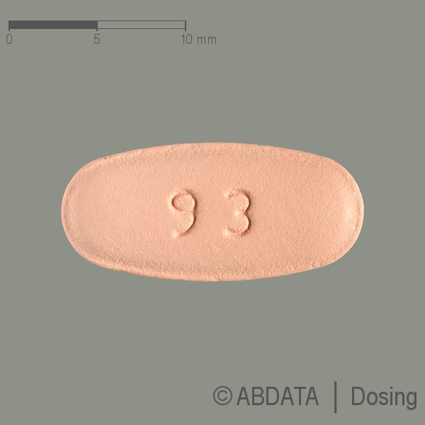 Verpackungsbild (Packshot) von VALGANCICLOVIR-ratiopharm 450 mg Filmtabletten