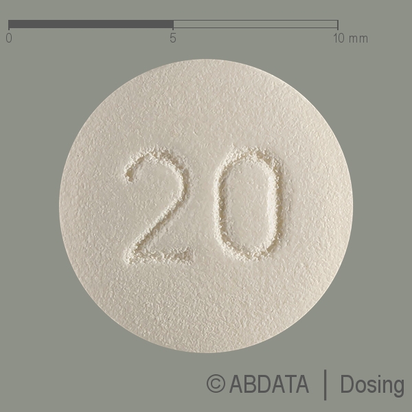 Verpackungsbild (Packshot) von EBASTIN Micro Labs 20 mg Filmtabletten