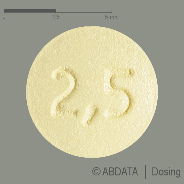 Verpackungsbild (Packshot) von RIVAROXABAN beta 2,5 mg Filmtabletten