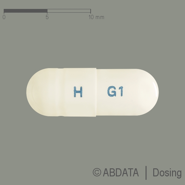 Verpackungsbild (Packshot) von GABAPENTIN Amarox 100 mg Hartkapseln