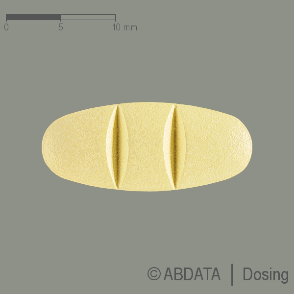 Verpackungsbild (Packshot) von RISPERIDON HEXAL 6 mg Filmtabletten