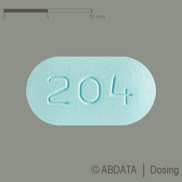 Verpackungsbild (Packshot) von CEFUROXIM Alkem 250 mg Filmtabletten