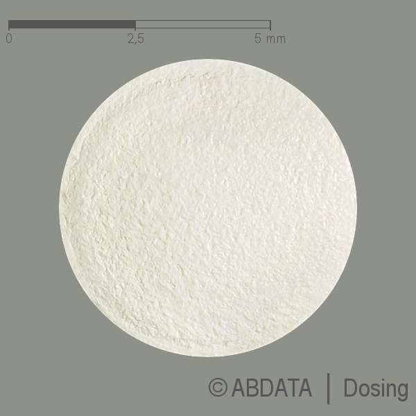 Produktabbildungen für DASATINIB-ratiopharm 20 mg Filmtabletten in der Vorder-, Hinter- und Seitenansicht.